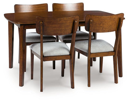 Tameride Dining Table and 4 Chairs (Set of 5) - Orbit Furniture (Richmond,BC)