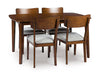 Tameride Dining Table and 4 Chairs (Set of 5) - Orbit Furniture (Richmond,BC)
