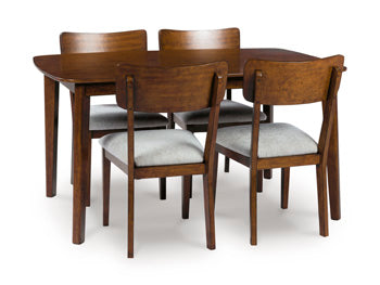 Tameride Dining Table and 4 Chairs (Set of 5) - Orbit Furniture (Richmond,BC)