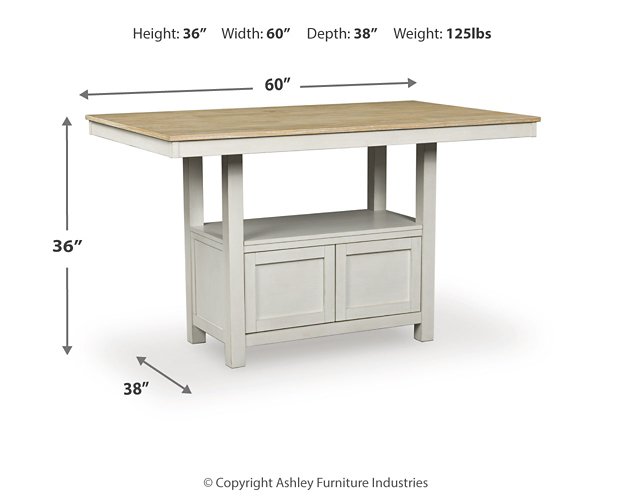 Purlaney Counter Height Dining Table - Orbit Furniture (Richmond,BC)