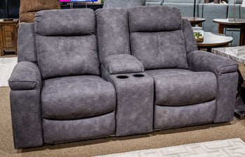 Brysonview Reclining Loveseat with Console - Orbit Furniture (Richmond,BC)