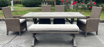Laguna Heights Outdoor Dining Table - Orbit Furniture (Richmond,BC)