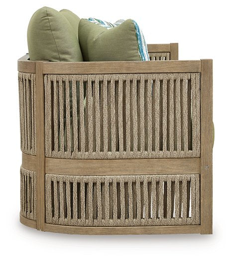 Serena Shores Outdoor Sofa with Cushion - Orbit Furniture (Richmond,BC)