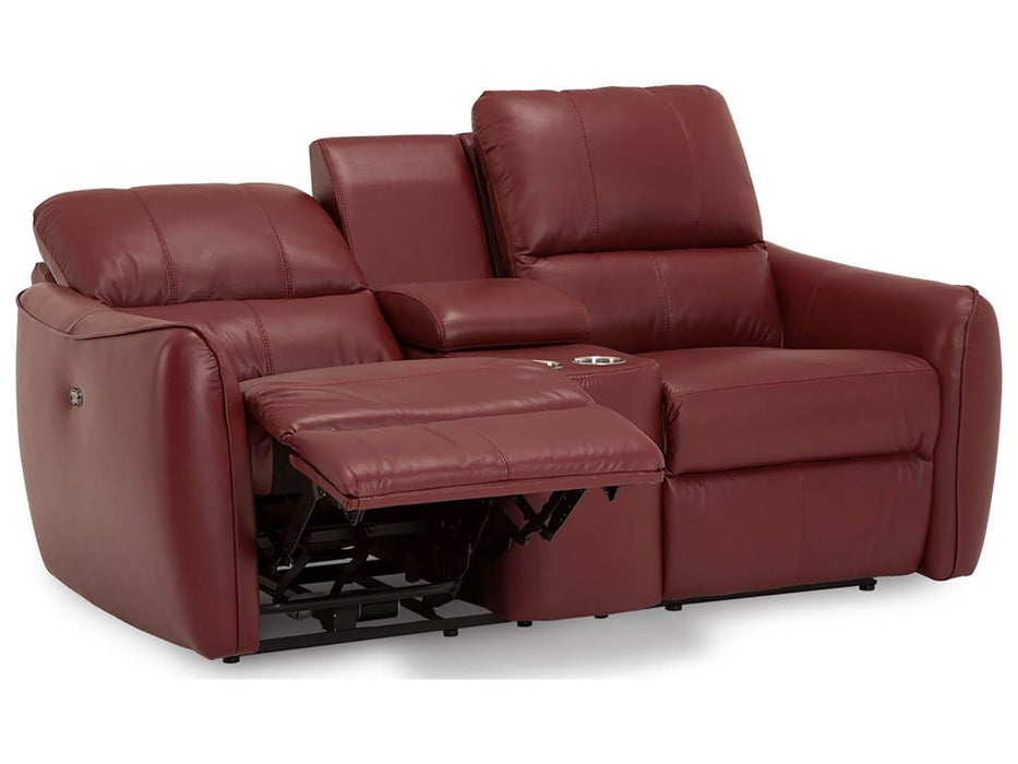 Palliser Arlo Power Console Loveseat with Cupholder - Orbit Furniture (Richmond,BC)