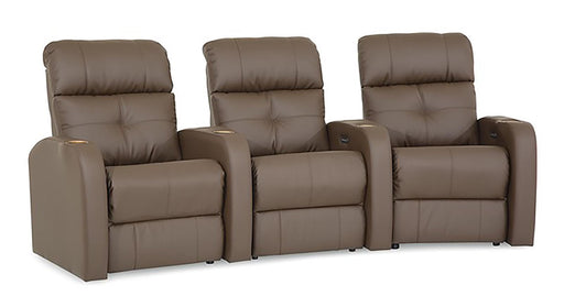 Palliser Audio 3 Seats Straight Right Hand Facing Power Recliner with Power Headrest Sectional - Orbit Furniture (Richmond,BC)