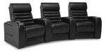 Palliser Catalina 3 Seats Curved Left Hand Facing Power Recliner with Power Headrest and Lumbar Sectional - Orbit Furniture (Richmond,BC)