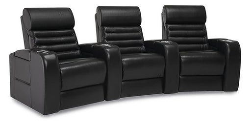Palliser Catalina 3 Seats Curved Left Hand Facing Power Recliner with Power Headrest and Lumbar Sectional - Orbit Furniture (Richmond,BC)