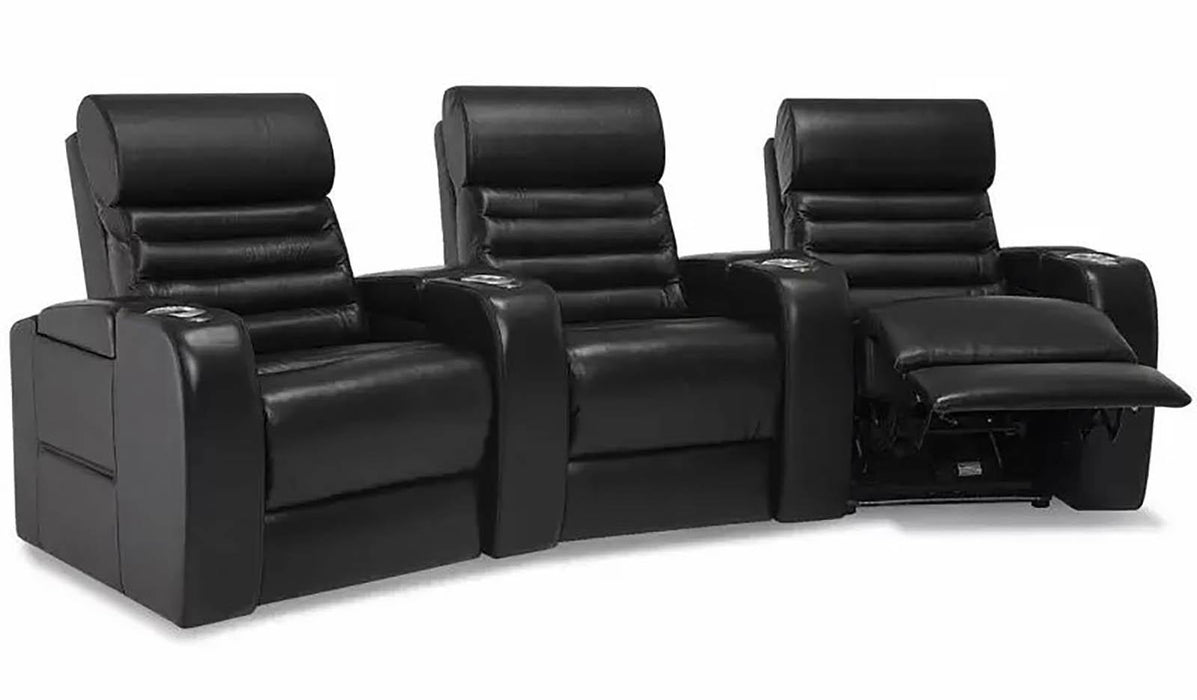 Palliser Catalina 3 Seats Curved Left Hand Facing Power Recliner with Power Headrest and Lumbar Sectional - Orbit Furniture (Richmond,BC)
