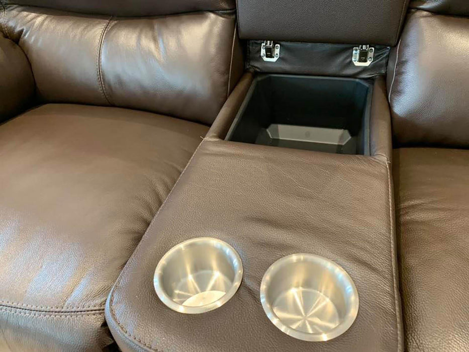Palliser Cozumel Power Console Loveseat with Cupholder - Orbit Furniture (Richmond,BC)