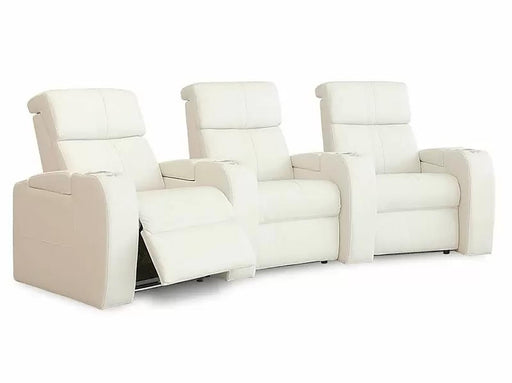 Palliser Flicks 3 Seats Curved Left Hand Facing Power Recliner with Power Headrest Sectional - Orbit Furniture (Richmond,BC)