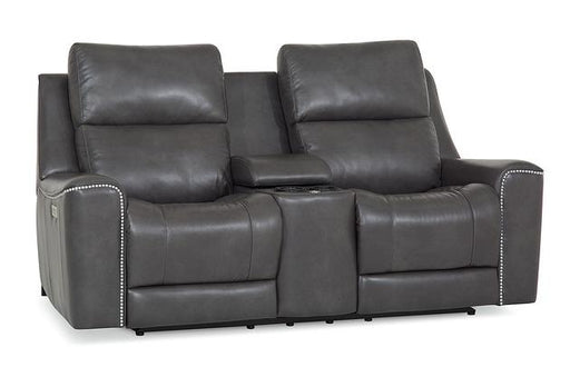 Palliser Furniture Hastings Console Loveseat Power Recliner w/ Power Headrest - Orbit Furniture (Richmond,BC)