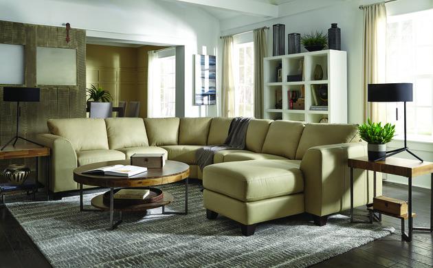 Palliser Furniture Juno Leather Sectional/09/14/15 - Orbit Furniture (Richmond,BC)