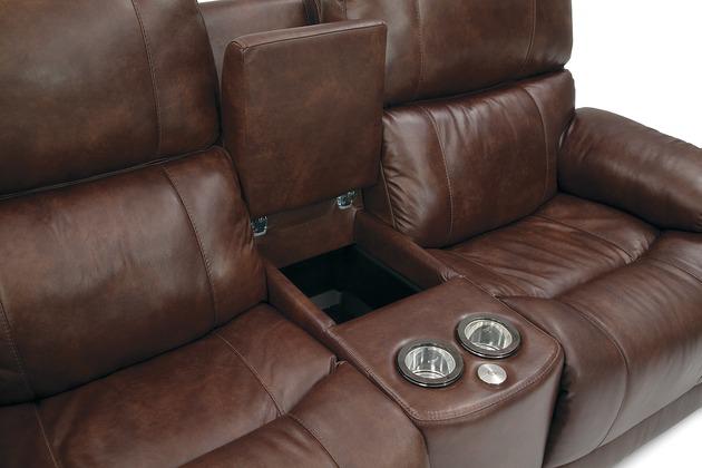 Palliser Furniture Kenaston Console Loveseat Power Recliner w/ Power Headrest & Lumbar - Orbit Furniture (Richmond,BC)