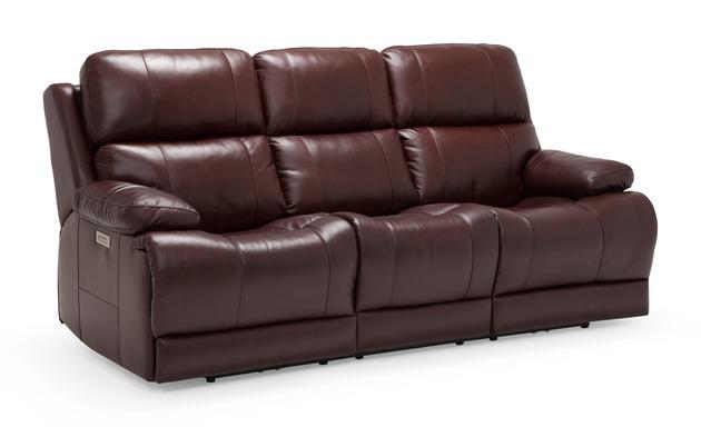 Palliser Furniture Kenaston Power Sofa Recliner w/ Power Headrest & Lumbar - Orbit Furniture (Richmond,BC)