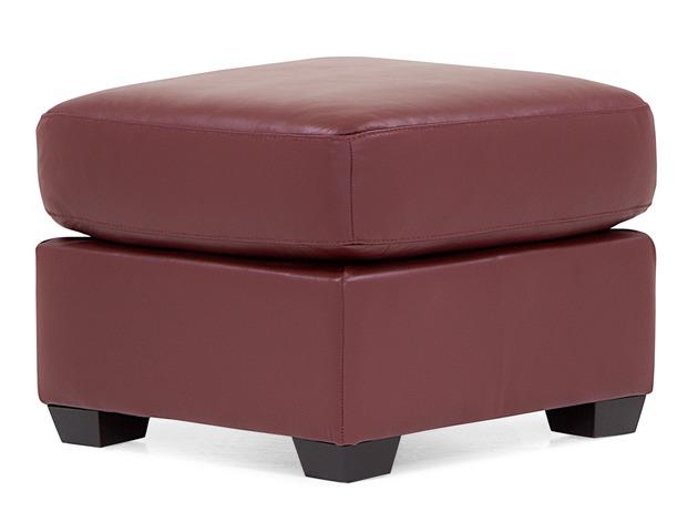 Palliser Furniture Lanza Leather Ottoman - Orbit Furniture (Richmond,BC)