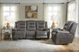 Palliser Furniture Leighton Leather Wallhugger Power Recliner w/ Headrest & Lumbar - Orbit Furniture (Richmond,BC)