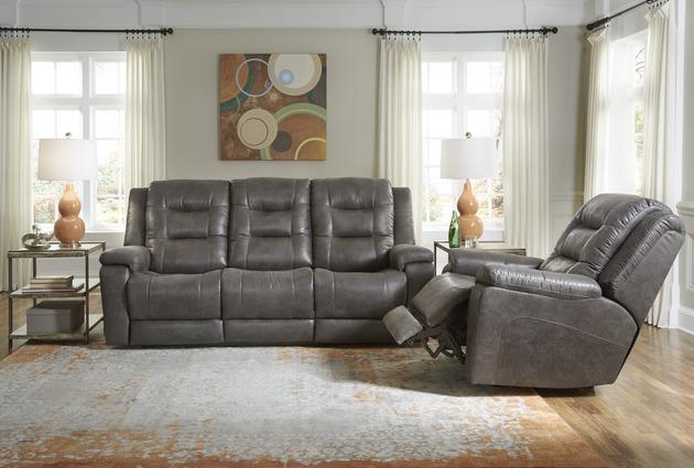 Palliser Furniture Leighton Leather Wallhugger Power Recliner w/ Headrest & Lumbar - Orbit Furniture (Richmond,BC)