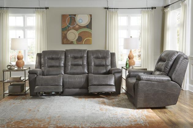 Palliser Furniture Leighton Leather Wallhugger Power Recliner w/ Power Headrest - Orbit Furniture (Richmond,BC)