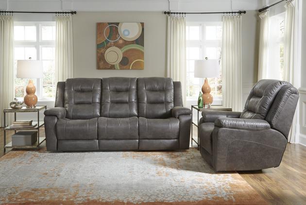 Palliser Furniture Leighton Leather Wallhugger Power Recliner w/ Power Headrest - Orbit Furniture (Richmond,BC)