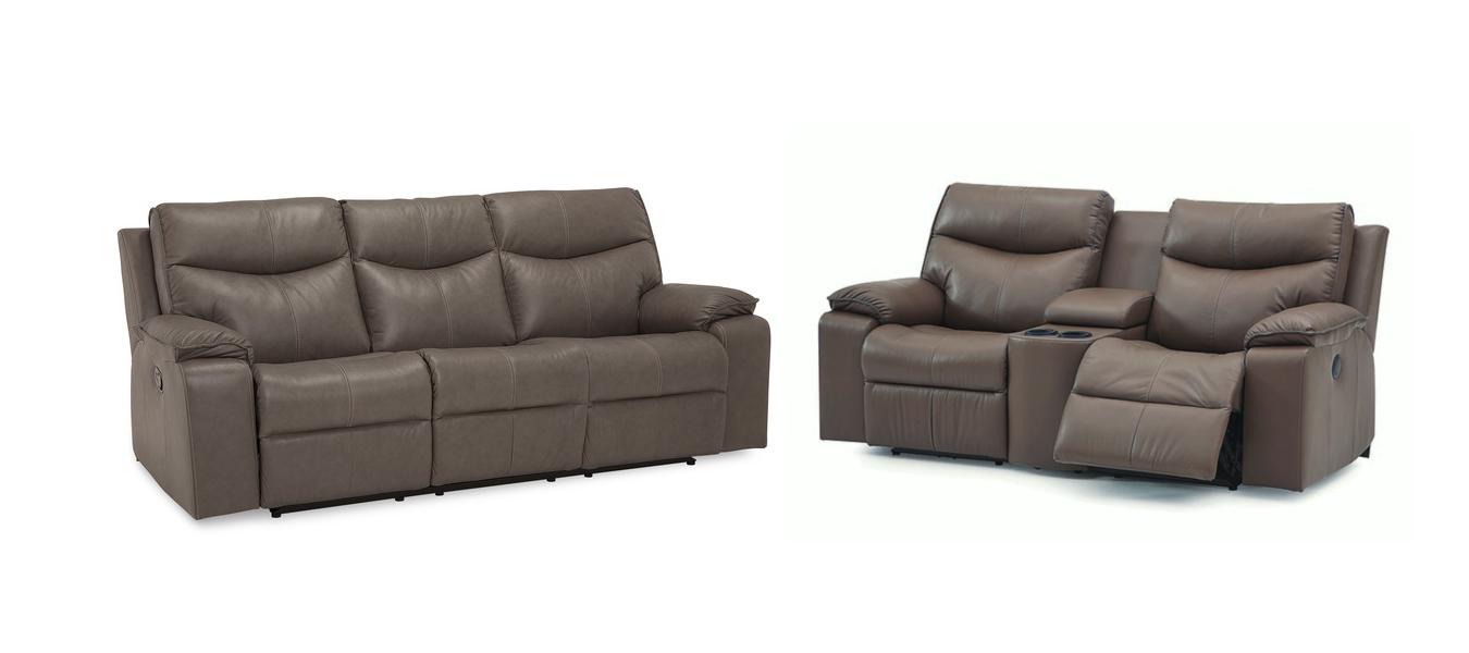 Palliser Furniture Providence Console Loveseat Manual Recliner - Orbit Furniture (Richmond,BC)
