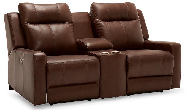 Palliser Furniture Redwood Console Loveseat Power Recliner w/ Power Headrest - Orbit Furniture (Richmond,BC)