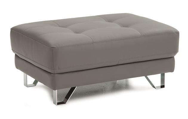 Palliser Furniture Seattle Leather Ottoman - Orbit Furniture (Richmond,BC)