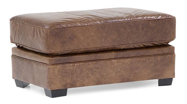 Palliser Furniture Viceroy Leather Ottoman - Orbit Furniture (Richmond,BC)