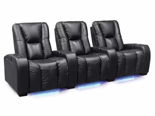 Palliser Media 3 Seats Straight Right Hand Facing Manual Recliner Sectional - Orbit Furniture (Richmond,BC)