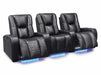 Palliser Media 3 Seats Straight Right Hand Facing Manual Recliner Sectional - Orbit Furniture (Richmond,BC)