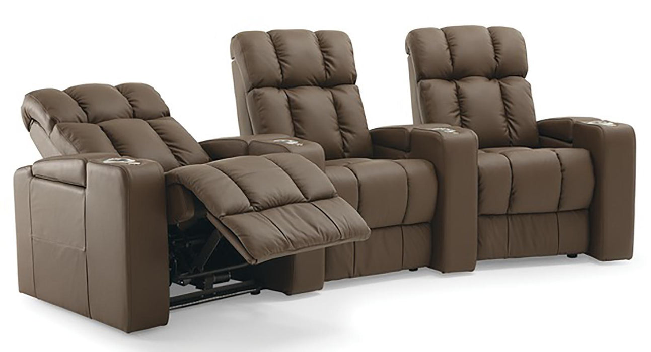 Palliser Ovation 3 Seats Curved Left Hand Facing Power Recliner with Power Headrest Sectional - Orbit Furniture (Richmond,BC)