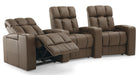 Palliser Ovation 3 Seats Curved Left Hand Facing Power Recliner with Power Headrest Sectional - Orbit Furniture (Richmond,BC)