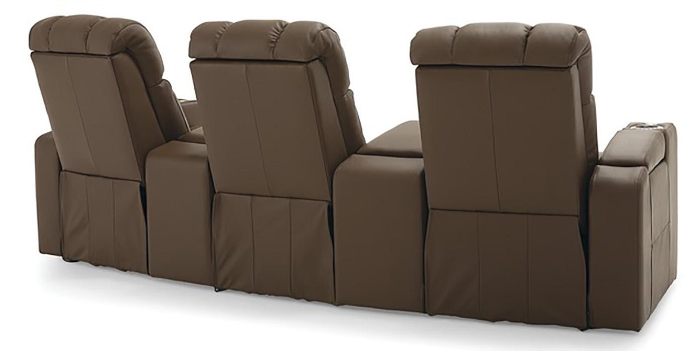 Palliser Ovation 3 Seats Curved Left Hand Facing Power Recliner with Power Headrest Sectional - Orbit Furniture (Richmond,BC)