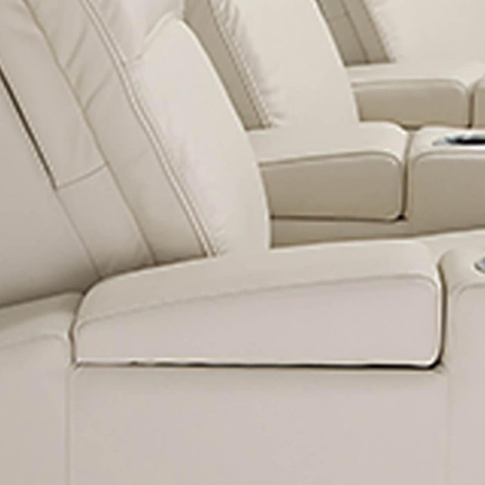 Palliser Vertex 3 Seats Curved Left Hand Facing Power Recliner with Power Headrest and Lumbar Sectional - Orbit Furniture (Richmond,BC)
