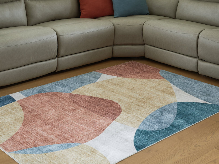 Chanleigh Washable 5' x 7' Area Rug - Orbit Furniture (Richmond,BC)
