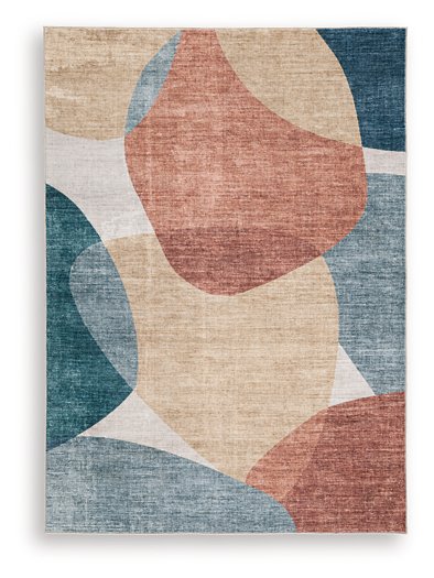 Chanleigh Washable 5' x 7' Area Rug - Orbit Furniture (Richmond,BC)