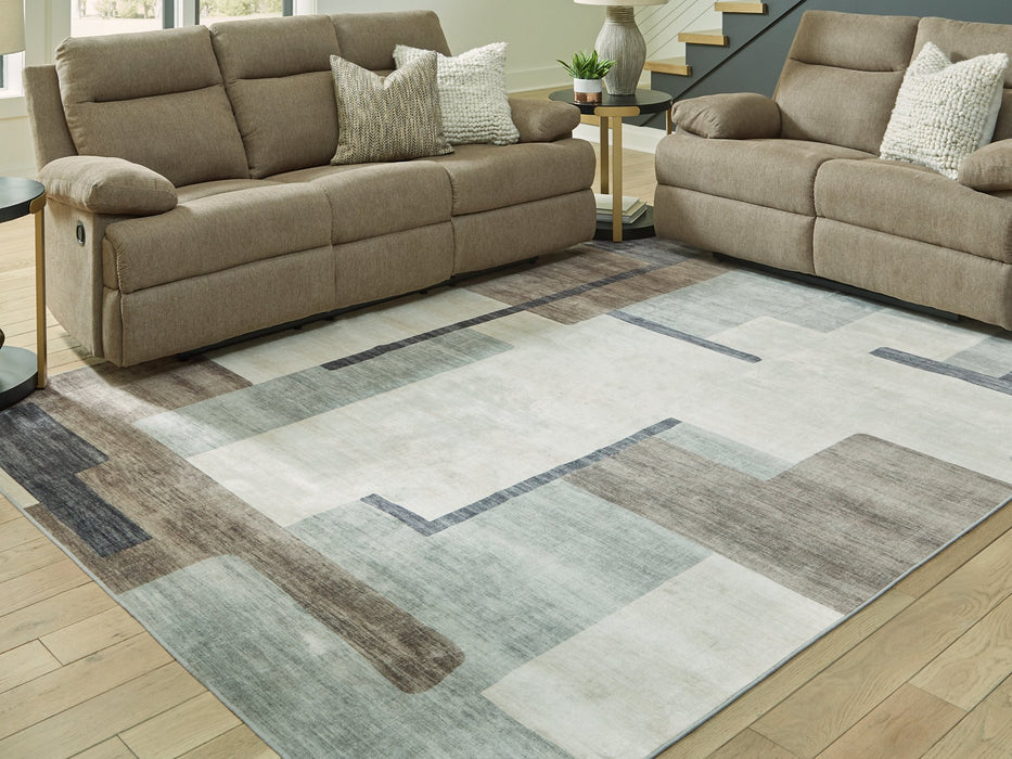 Larkport Washable Area Rug - Orbit Furniture (Richmond,BC)