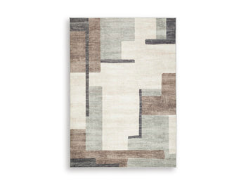 Larkport Washable Area Rug - Orbit Furniture (Richmond,BC)