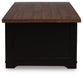 Wildenauer Lift-Top Coffee Table - Orbit Furniture (Richmond,BC)