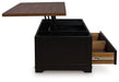 Wildenauer Lift-Top Coffee Table - Orbit Furniture (Richmond,BC)
