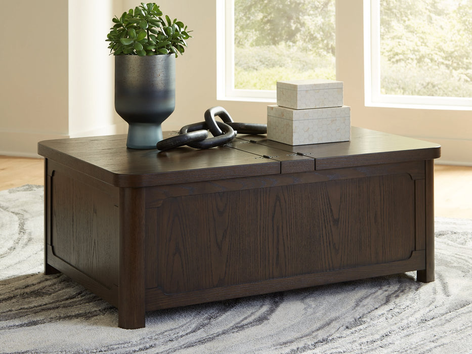 Breckington Coffee Table With Storage - Orbit Furniture (Richmond,BC)