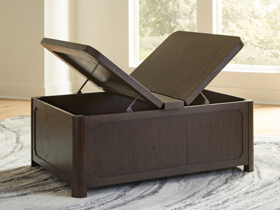 Breckington Coffee Table With Storage - Orbit Furniture (Richmond,BC)