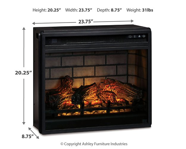 Wildenauer 76" TV Stand with Electric Fireplace - Orbit Furniture (Richmond,BC)