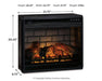 Wildenauer 76" TV Stand with Electric Fireplace - Orbit Furniture (Richmond,BC)