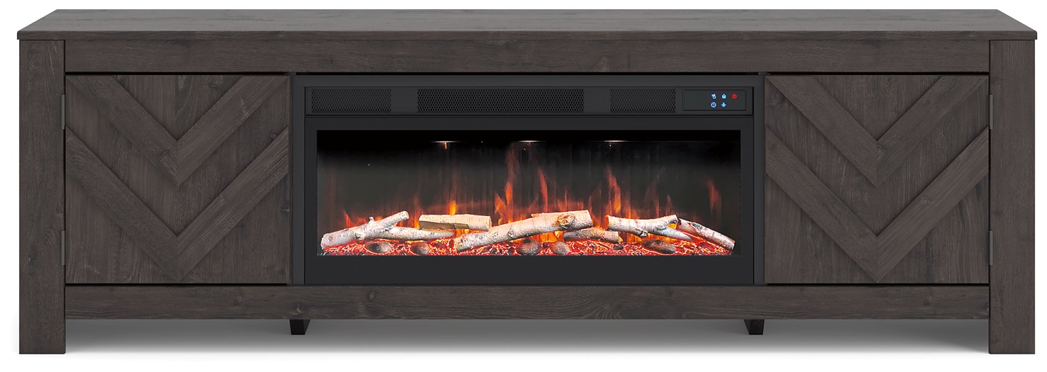 Cayboni 71" TV Stand with Electric Fireplace - Orbit Furniture (Richmond,BC)