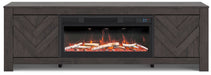 Cayboni 71" TV Stand with Electric Fireplace - Orbit Furniture (Richmond,BC)