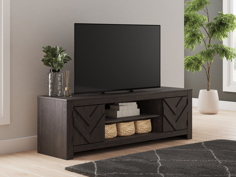 Cayboni 71" TV Stand with Electric Fireplace - Orbit Furniture (Richmond,BC)