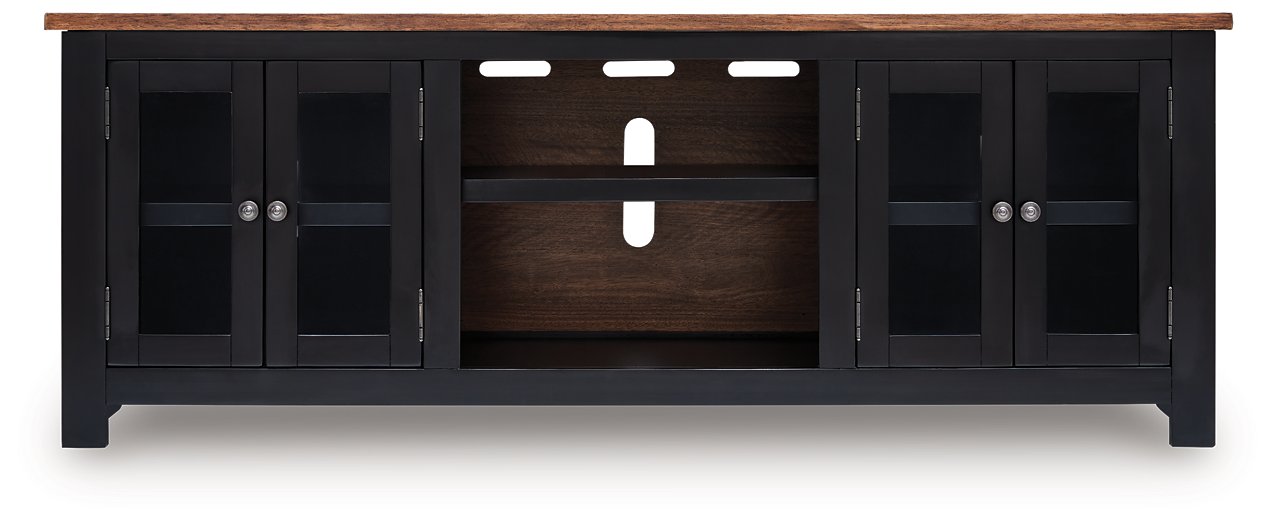 Wildenauer 76" TV Stand with Electric Fireplace - Orbit Furniture (Richmond,BC)
