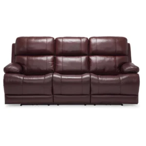 Palliser Kenaston Power Reclining Leather Sofa 41064-L6-CLASSIC-BURGUNDY