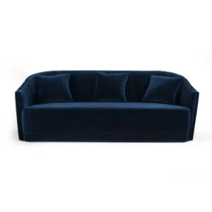 VIG Furniture Divani Casa Palomar 75534 Sofa - Blue/Brass
